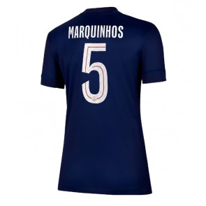 Paris Saint-Germain Marquinhos #5 Domaci Dres za Ženska 2025-26 Kratak Rukavima Paris Saint-Germain Marquinhos #5 Domaci Dres za Ženska 2025-26 Kratak Rukavima